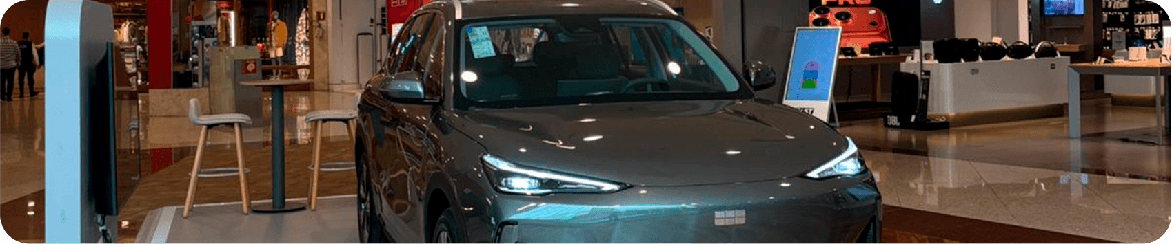 Geely EX5 no showroom Geely EX5 no showroom